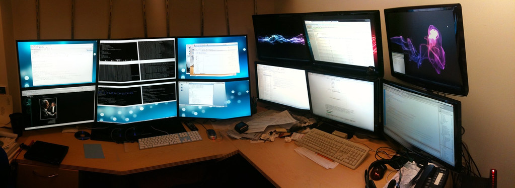 This is a LOT of computer monitors