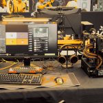 Modern gaming gear setup on display at a tech expo. – HyperClean Fun60 Build budget