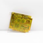 Close-up of a vintage circuit board showcasing retro technology and design. – Professor Layton Steam collaboration