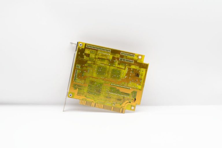 Close-up of a vintage circuit board showcasing retro technology and design. – Professor Layton Steam collaboration