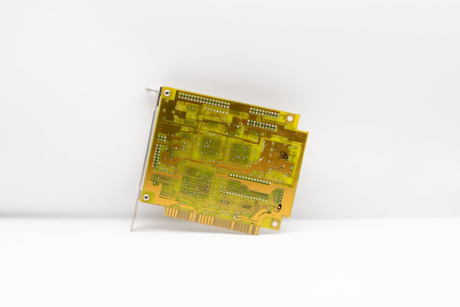 Close-up of a vintage circuit board showcasing retro technology and design. – Professor Layton Steam collaboration