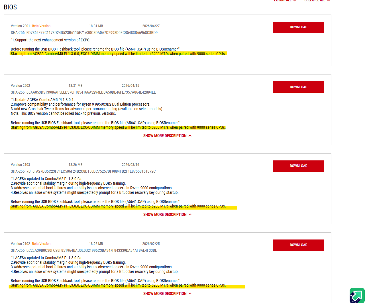 PSA: AMD is locking ECC UDIMM frequency on consumer AM5 – amd ecc udimm frequency