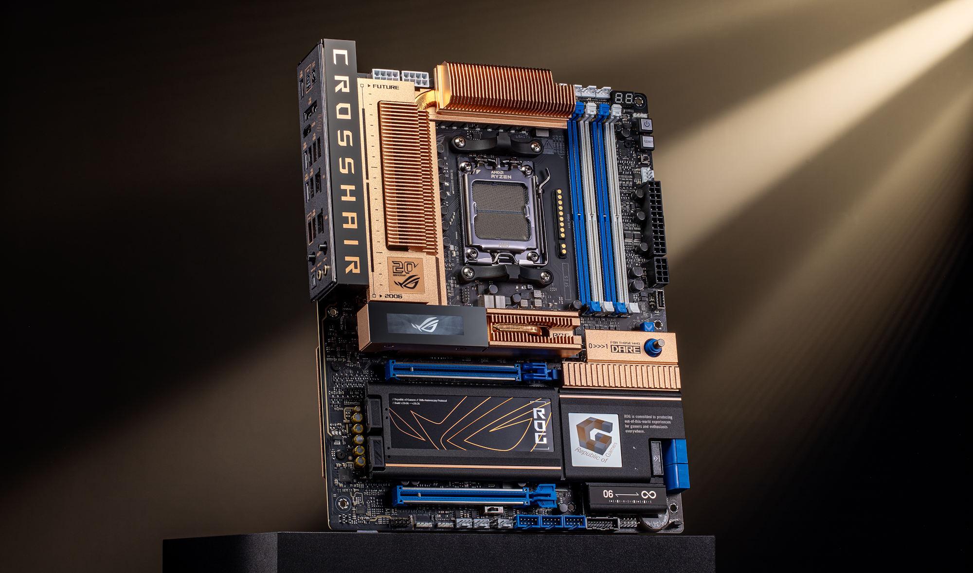 ASUS launches retro-styled ROG Crosshair 2006 X870E motherboard for ROG’s 20th anniversary – ASUS ROG Crosshair 2006