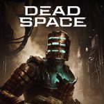 Dead Space game logo, futuristic industrial setting, sci-fi horror theme