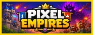 Banner for mobile game Pixel Empires, featuring a castle and the game's logo