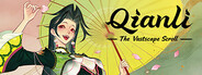 Anime-style illustration featuring a character with dark hair and an intricate background, possibly related to "Qianli: The Vastscape Scroll