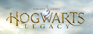 Hogwarts Legacy game logo, featuring a castle and the title of the game