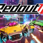 Redout 2 racing game in motion, colorful cars, neon lights, futuristic setting