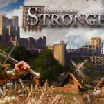 Stronghold 4 game cover art featuring a medieval castle and knights