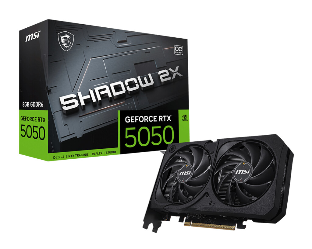 MSI Intros GeForce RTX 5050 Shadow 2X OC Graphics Card | TechPowerUp