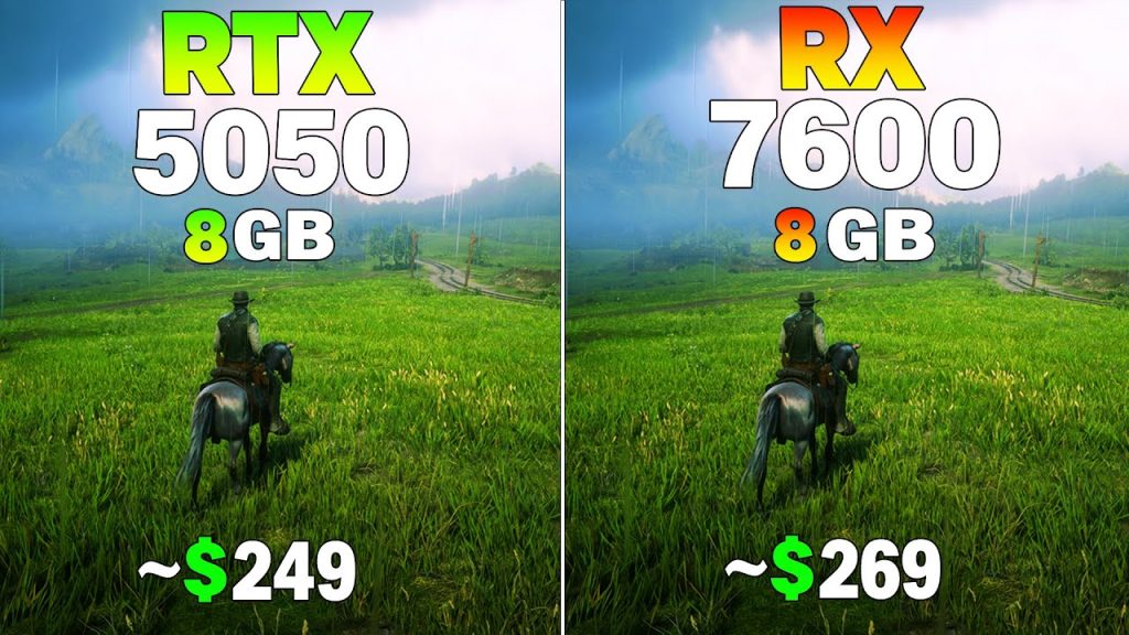 RTX 5050 vs RX 7600 - Test in 8 Games - YouTube